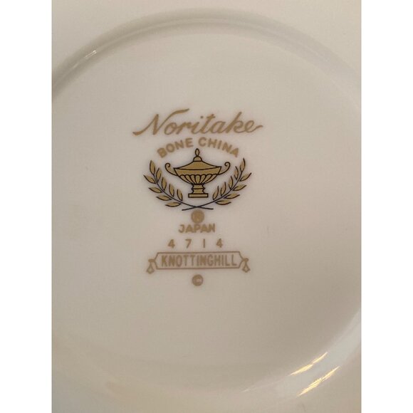 VTG Noritake Knottinghill Saucer Bone China Floral Japan Replacement 4714 NWOT - Picture 7 of 7